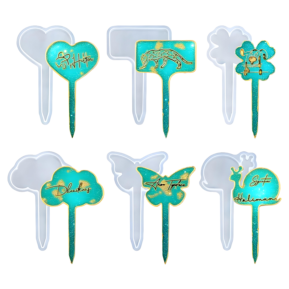 Garden Label Marker - S0253 6 Styles T Shape Bookmark