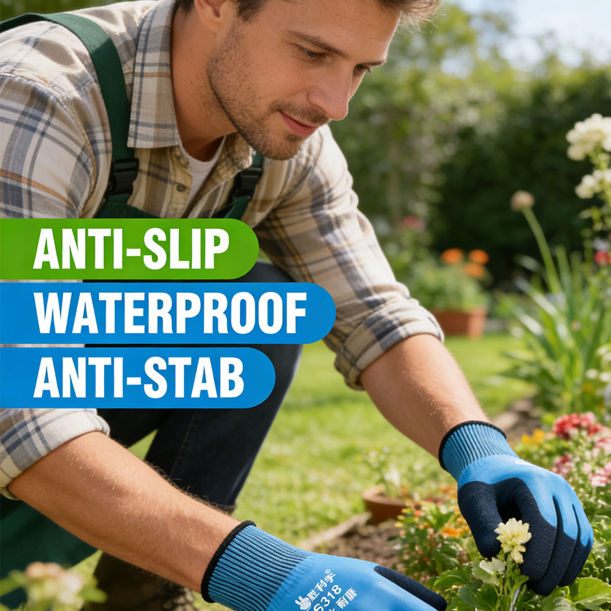 Garden Gloves Thorn Proof - Garden Gloves with Breathable Gardening Work