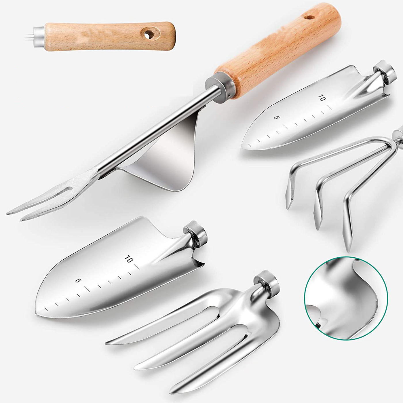 9-Piece Gardening Tool With He - Gardening Tools Hand 评论和价格