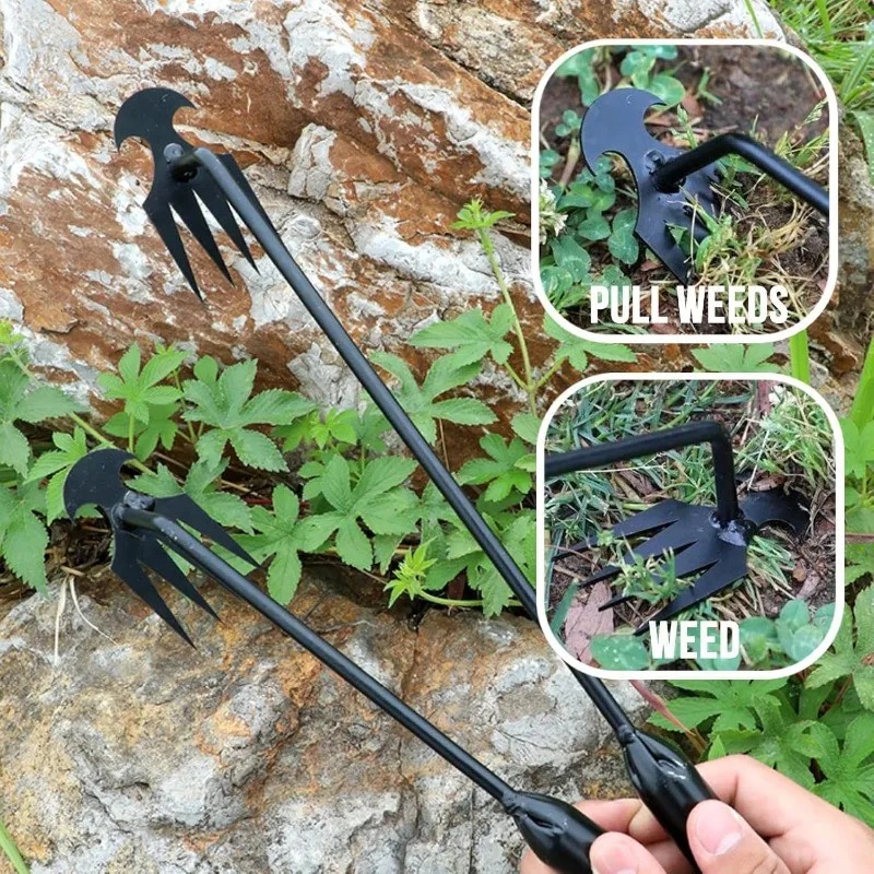 2 in 1 Garden Rake Manual Seed - Gardening Tools For Weeds 评论和价格
