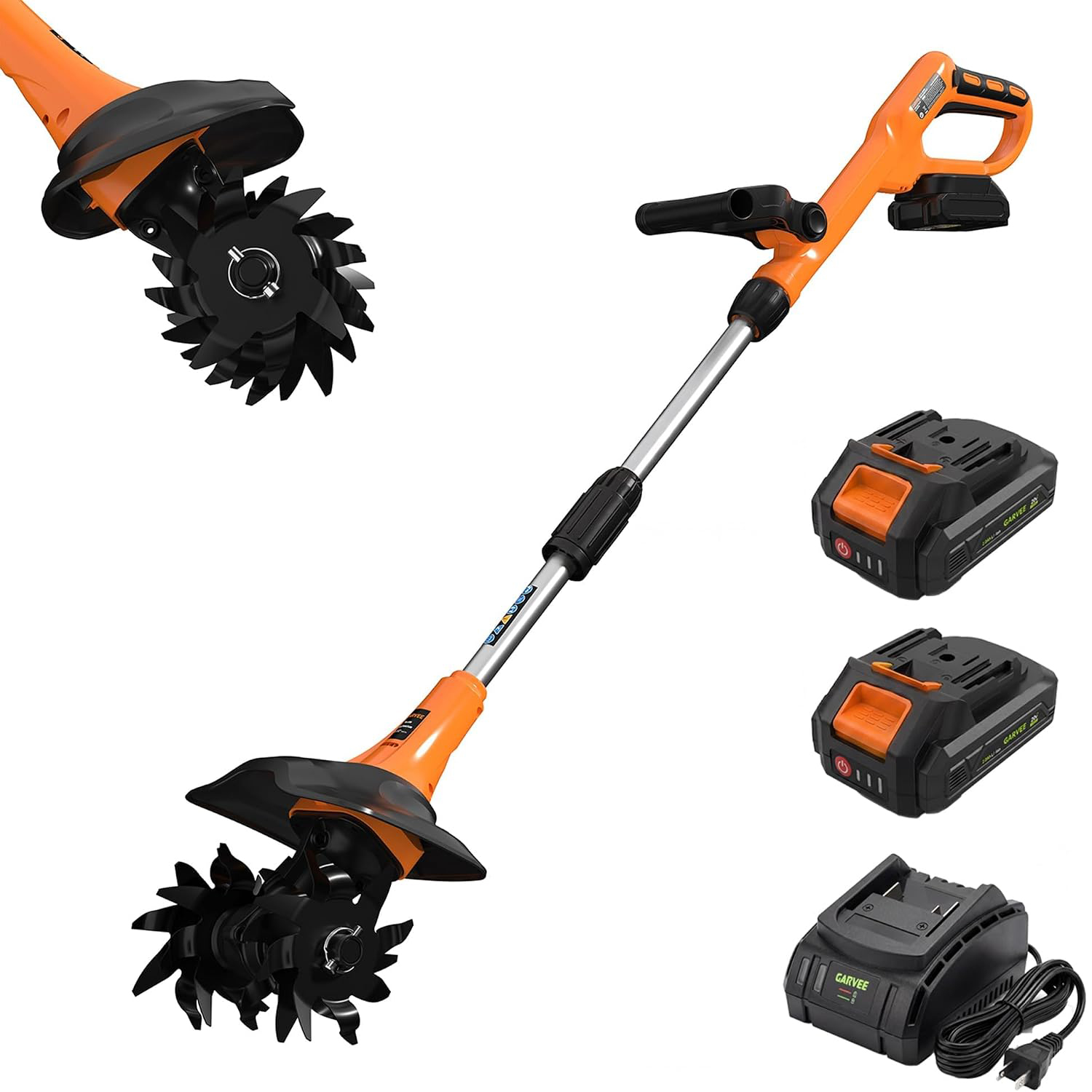20V Cordless Garden Tiller, 2x - Gardening Tools Brands 评论和价格