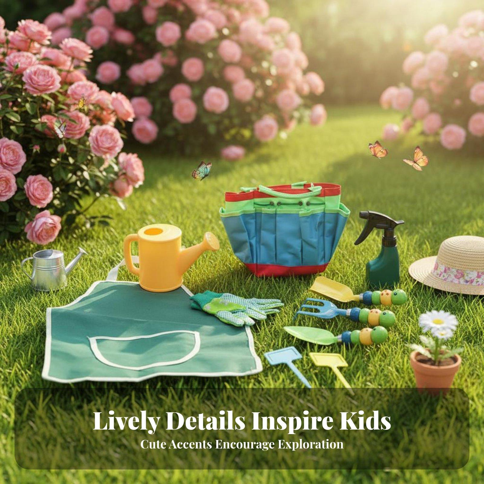 10 Pieces Kids Gardening Tool  - Gardening Tools Girls 评论和价格