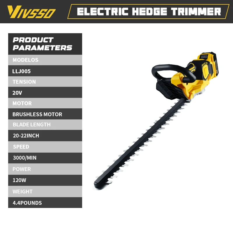 VIVSSO Cordless Electric Hedge - Gardening Tools For Weeds 评论和价格