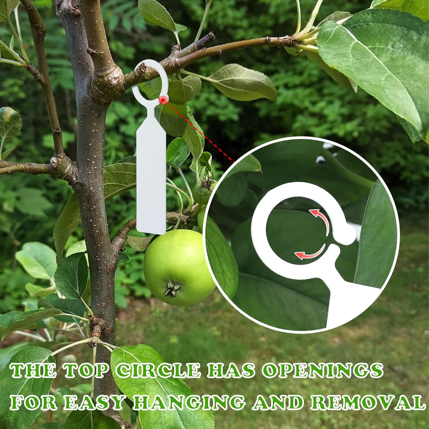 100PCS 10.7x2.3CM Plastic Gard - Garden Label Marker 评论和价格