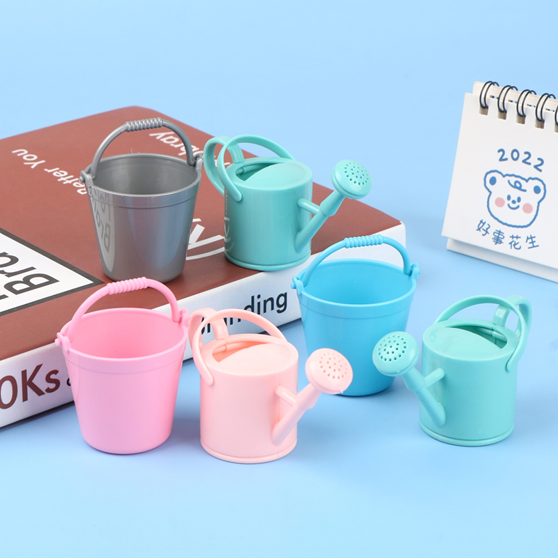 【CPI】1Set Dollhouse Miniature  - Gardening Tools Watering Can 评论和价格