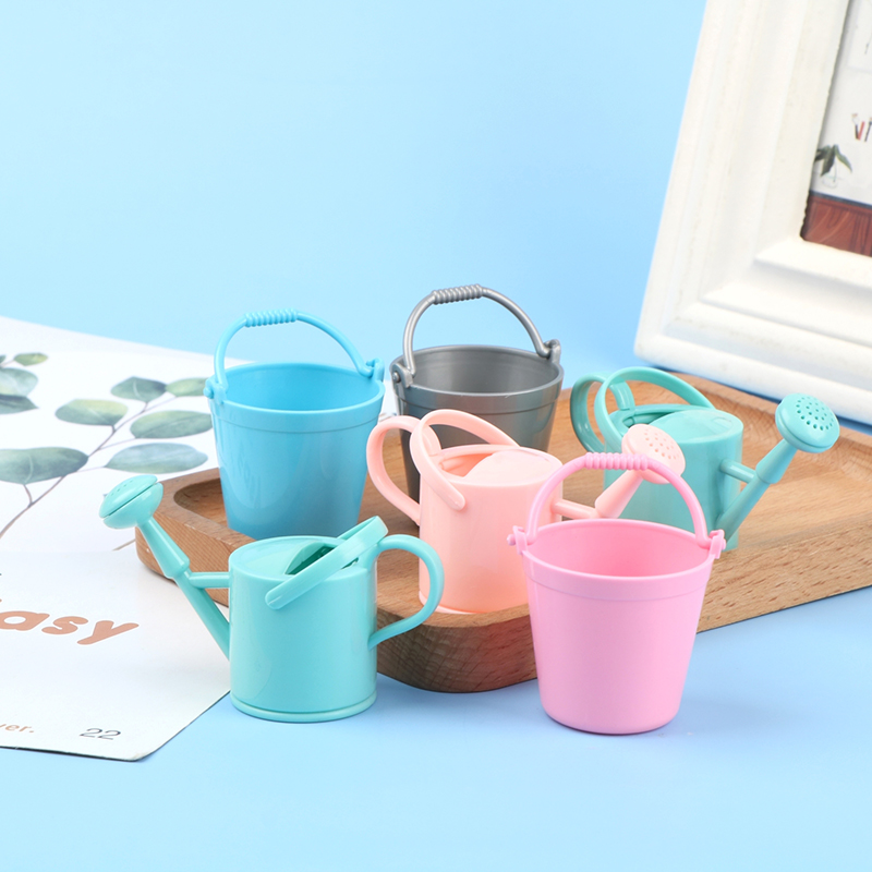 【CPI】1Set Dollhouse Miniature  - Gardening Tools Watering Can 评论和价格