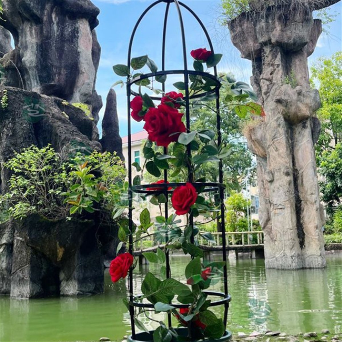 AT16 Climbing Plant Obelisk Tr - Gardening Tools B&Q 评论和价格
