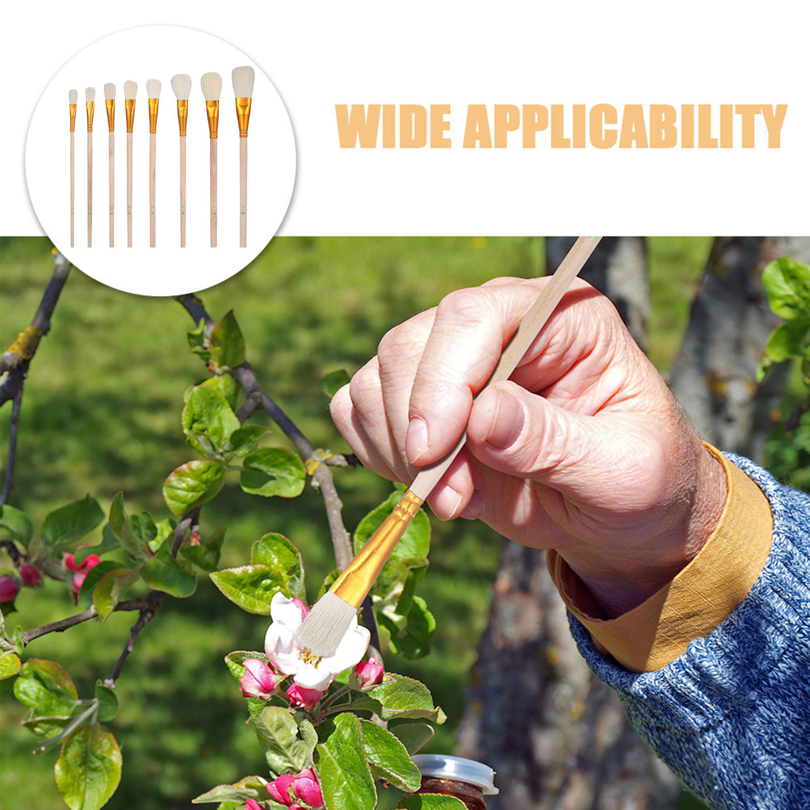16Pcs Flower Pollinator Brush  - Gardening Tools Hand 评论和价格