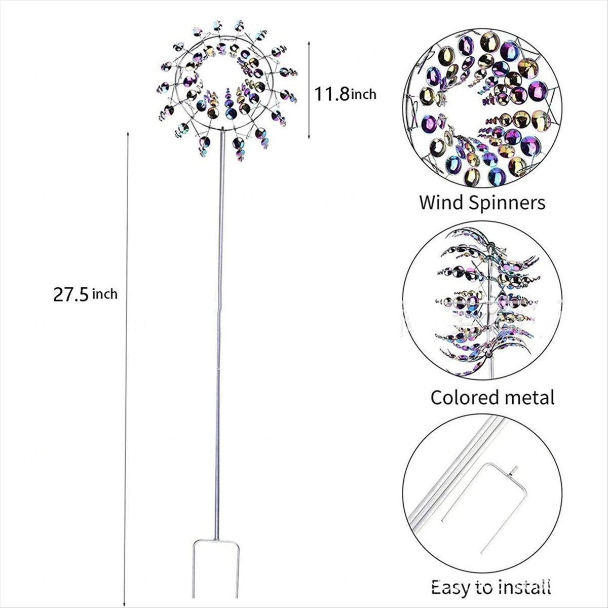 KSOL Magical Metal Wind Spinne - Gardening Tools B&Q 评论和价格