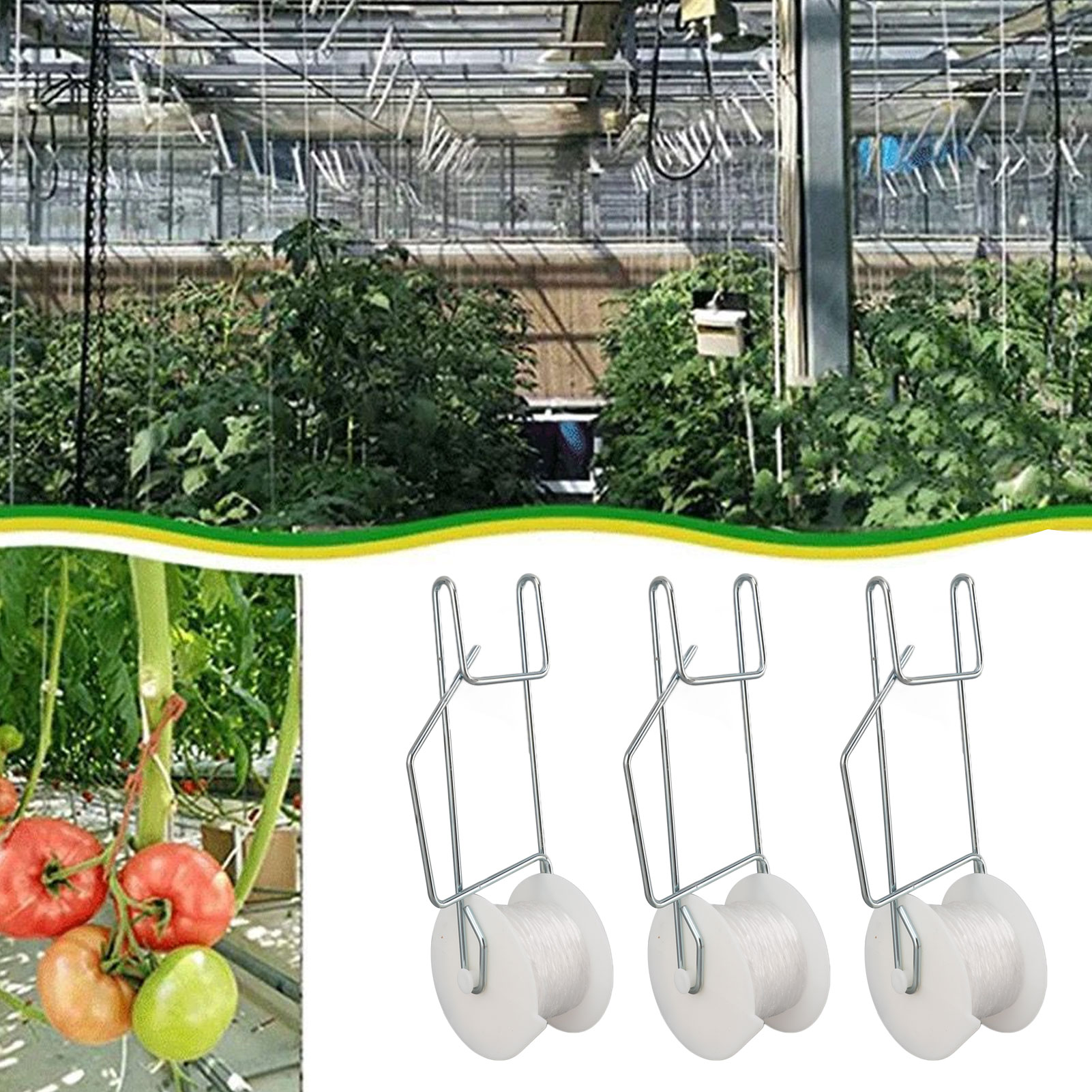6-50pcs Tomato Support Hooks T - Essential Gardening Tools 评论和价格
