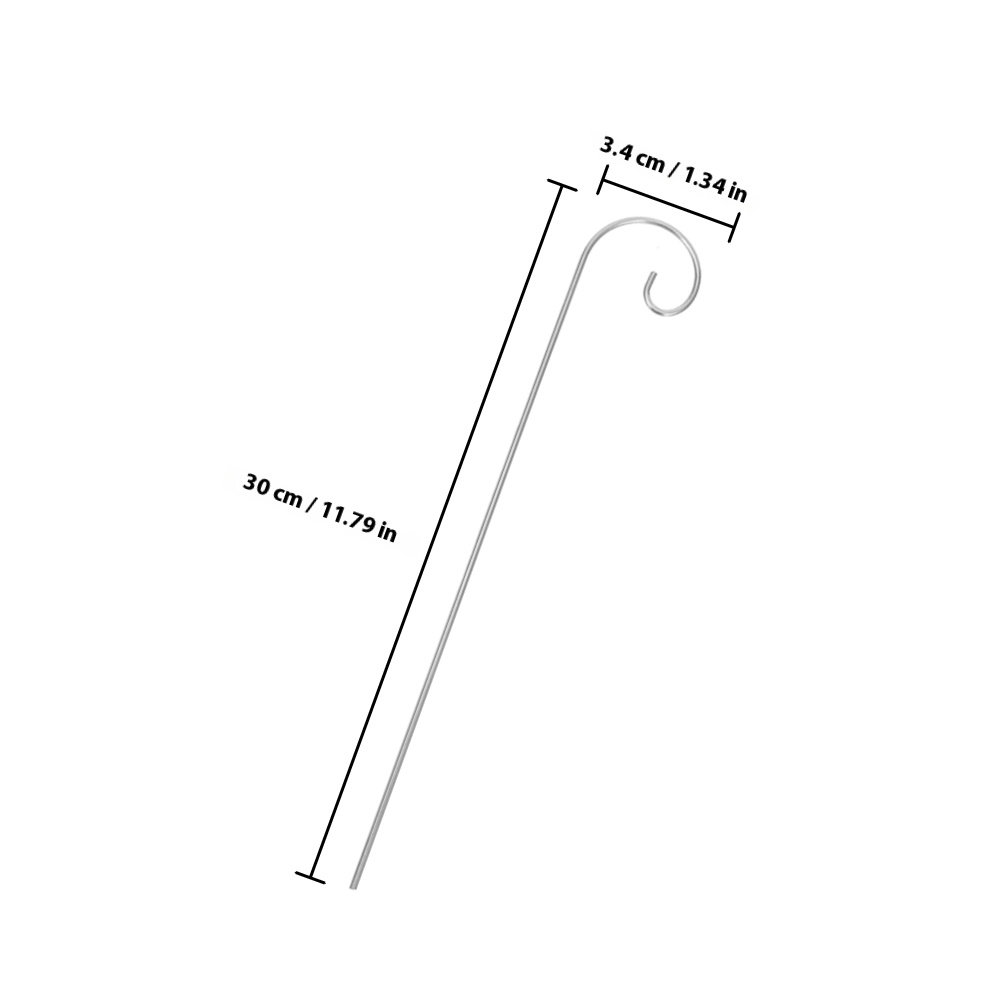 20Pcs Heavy Duty Shepherd Hook - Garden Label Marker 评论和价格